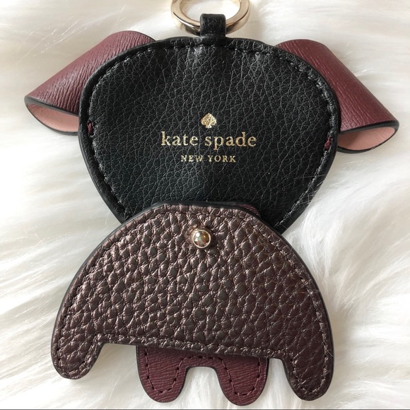 kate spade Accessories Nwt Kate Spade Floral Pup Dog Key Fob